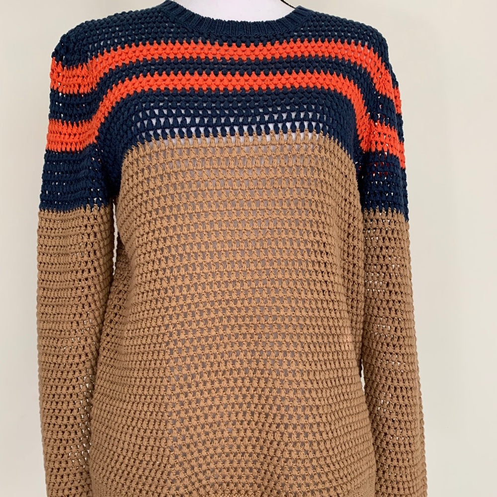 Jason Wu | Runway Pre-fall 2012 Sweater in Camel Blue Orange